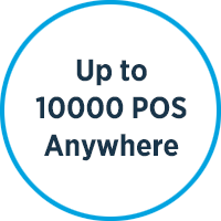 Up to 10000 POS. Anywhere